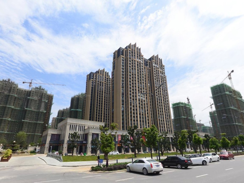 阜陽潁上易景國際花園小區陽臺護欄、樓梯扶手定制